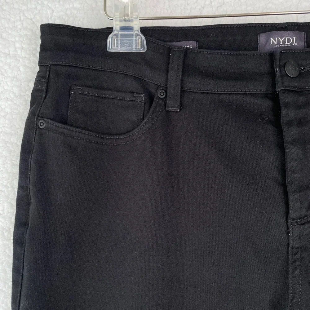 NYDJ Ami Skinny‎ Black High Rise Lift Tuck Stretch Jeans Womens No Size ? 16?